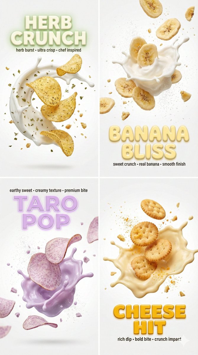 Macro Food Photography with 3D Text Overlays 1