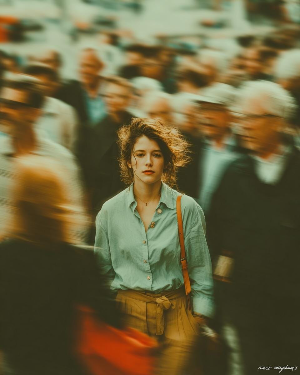 Stillness in Chaos Cinematic Portrait 1