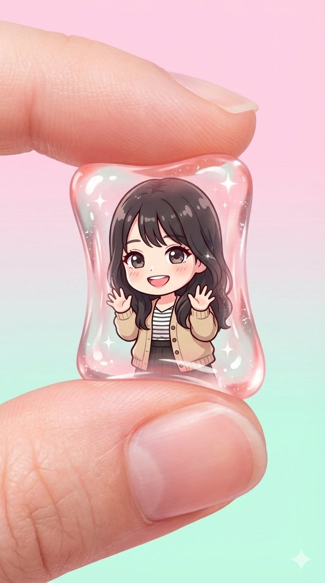 Transparent Gummy Character Encapsulation 3