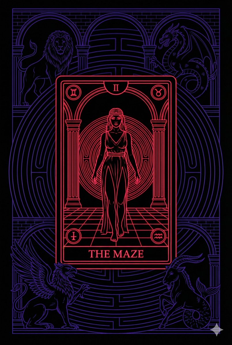 3D Effect Tarot Card Generation using Advancing/Receding Colors 1