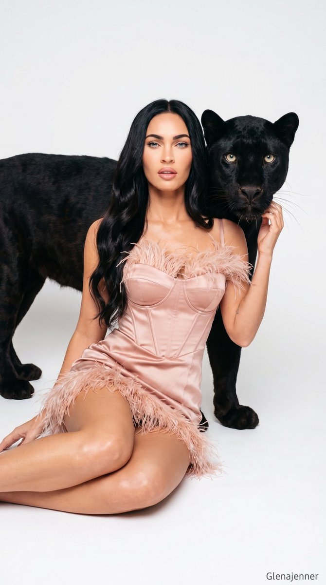 Luxury Fashion Panther Companion Portrait 4