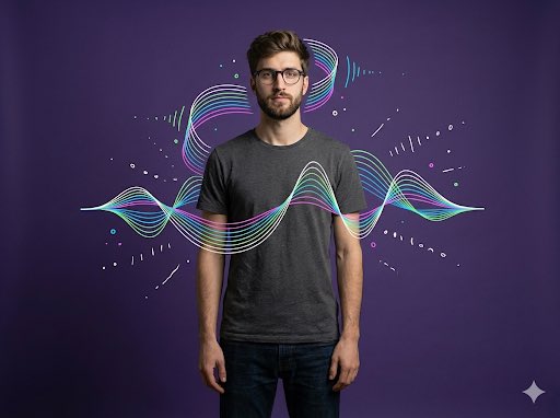 Abstract Audio Visualization Portrait 1