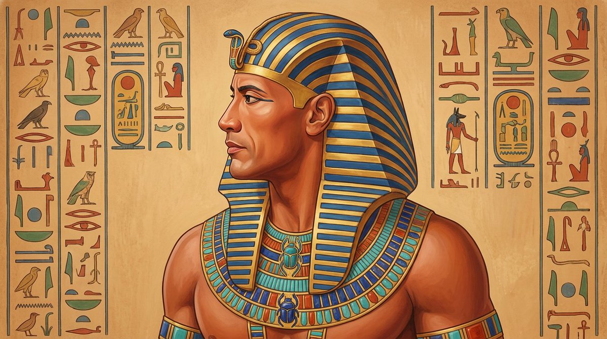 Ancient Egyptian Profile Portrait 3
