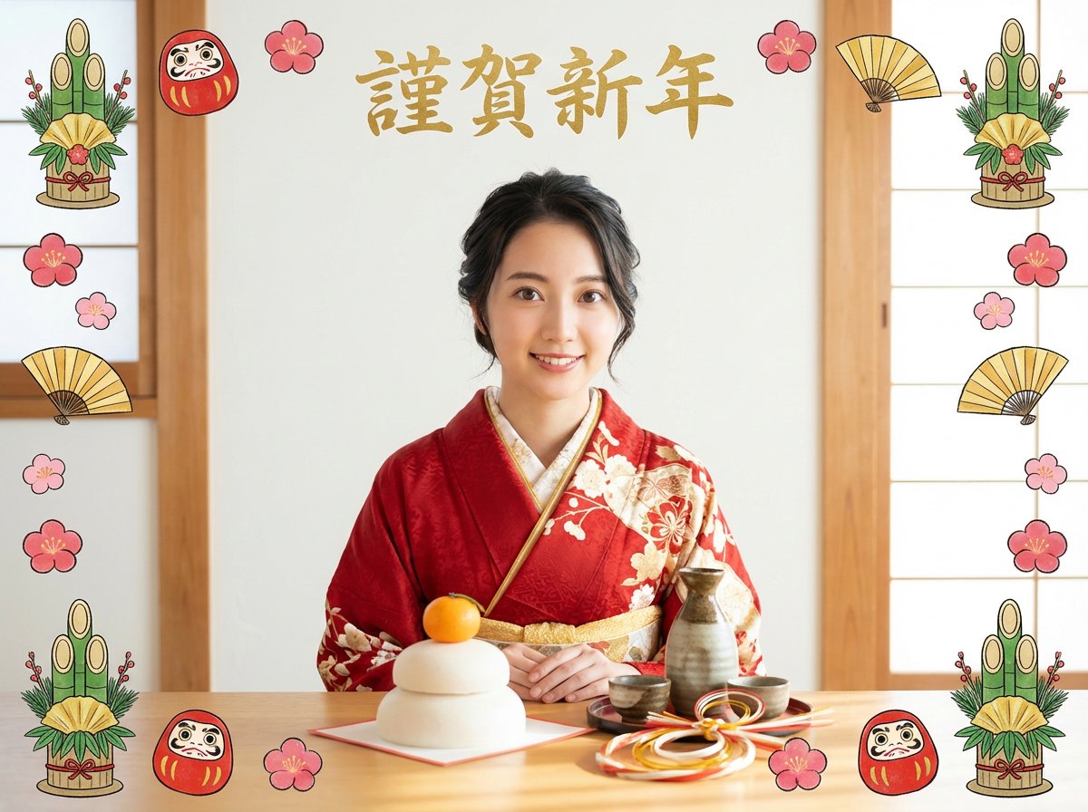 New Year's Portrait Photo Prompt for Nano Banana Pro 3