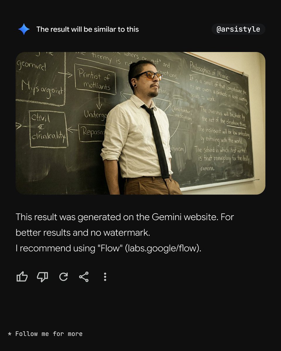 Cinematic Medium Shot with Chalkboard Background Prompt 1