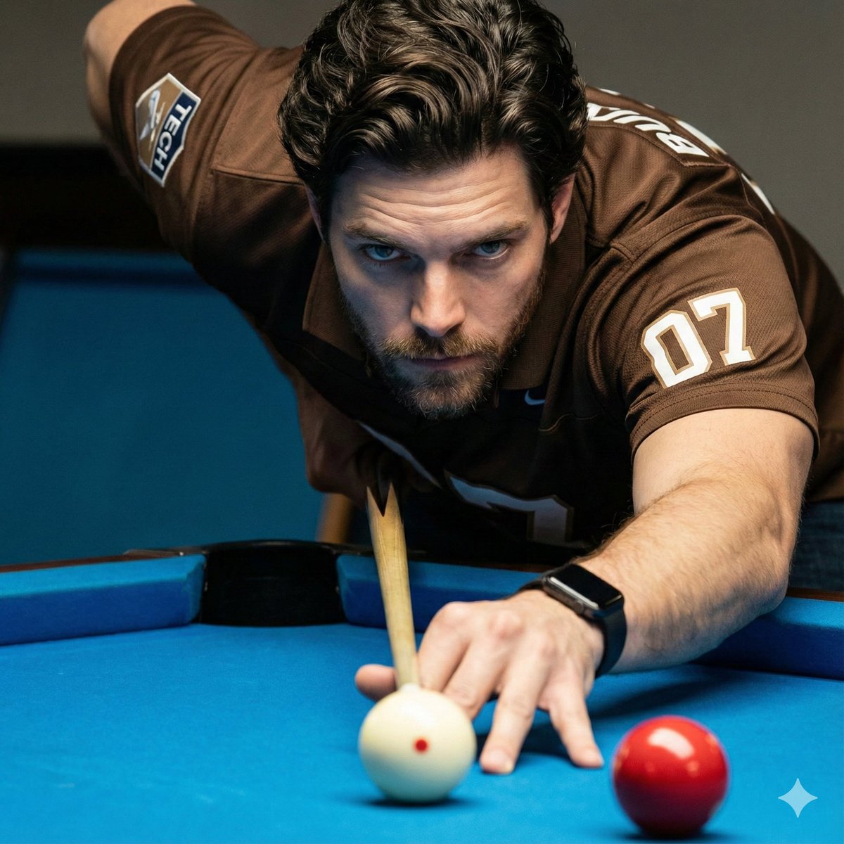 Ultra-Realistic Billiards Player Portrait 2