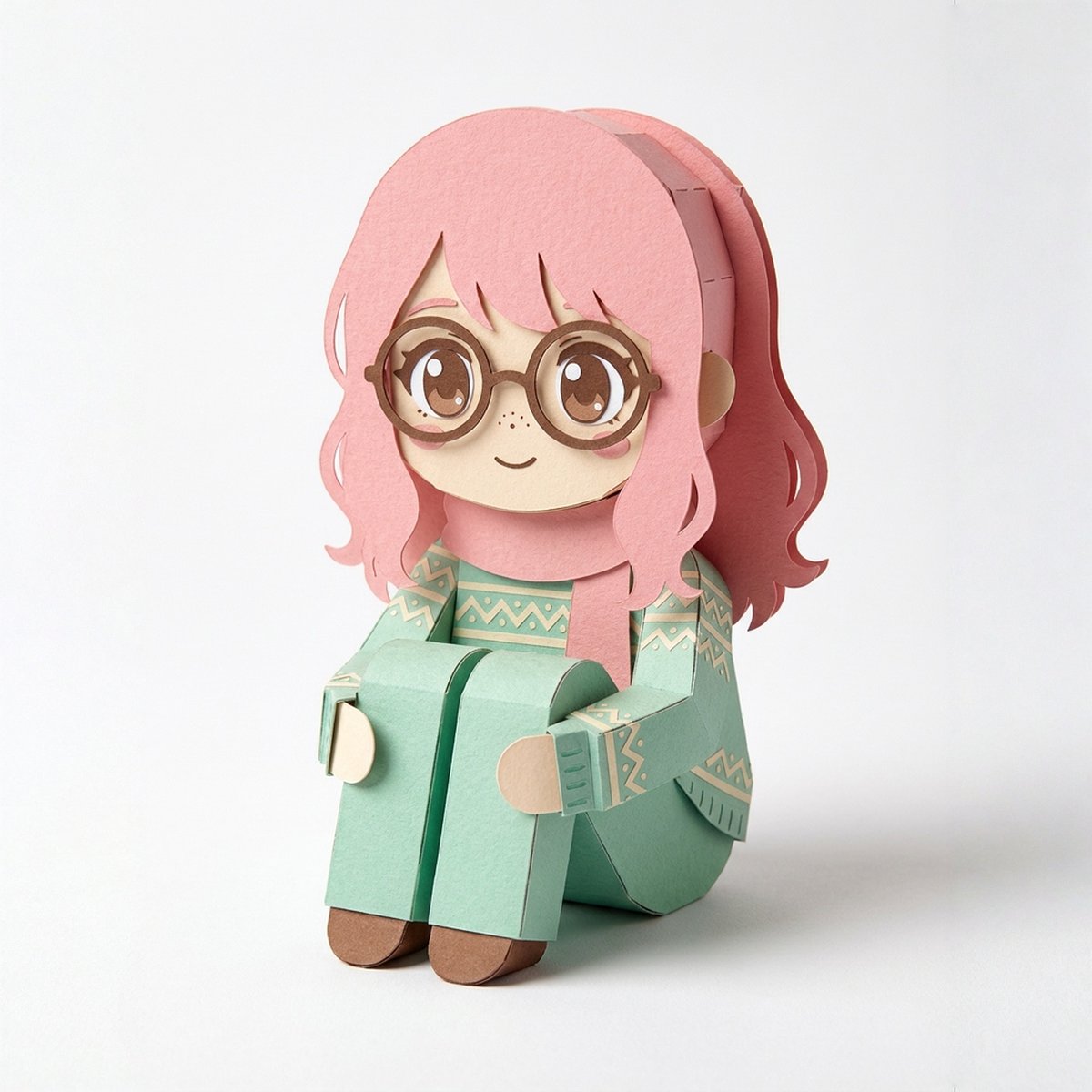 Image-to-SD Papercraft Conversion Prompt 4