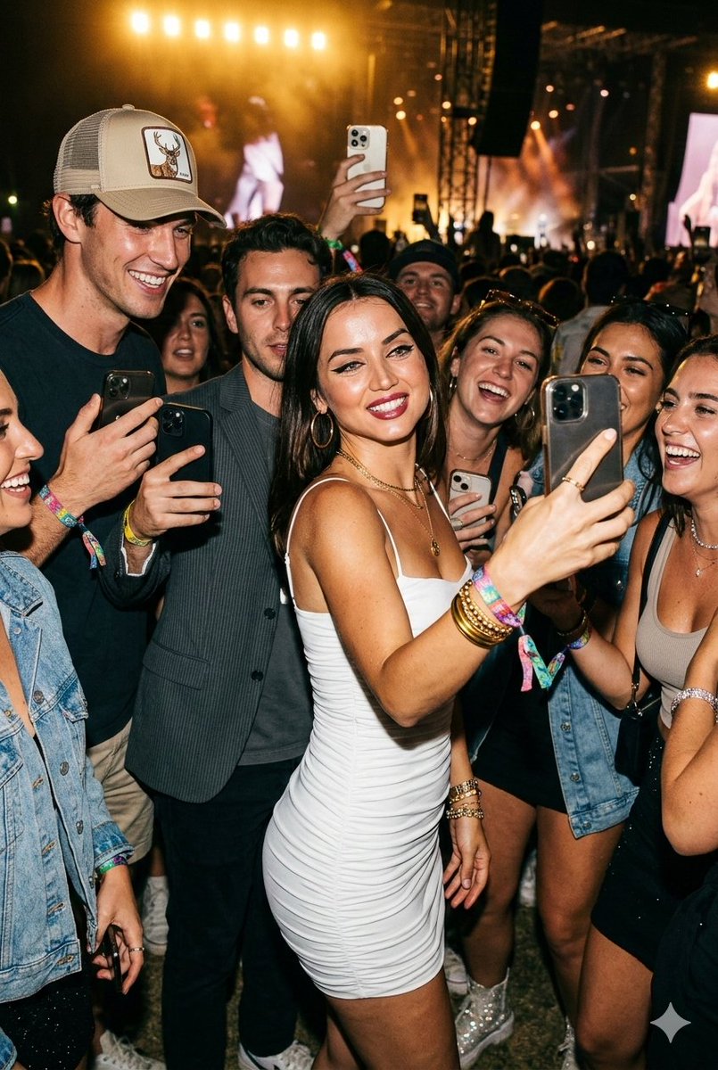 Ana de Armas Festival Candid Shot Prompt 1