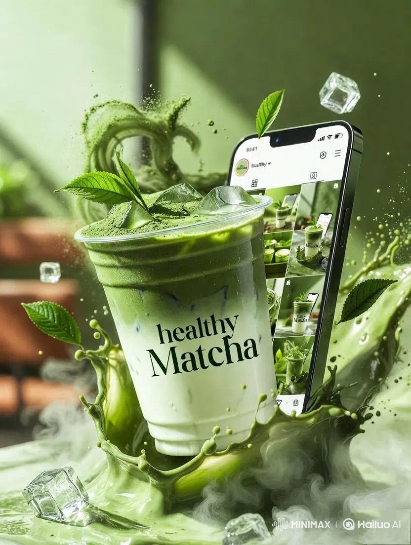 High-End Matcha Product Photography Prompt for Nano Banana 2 2