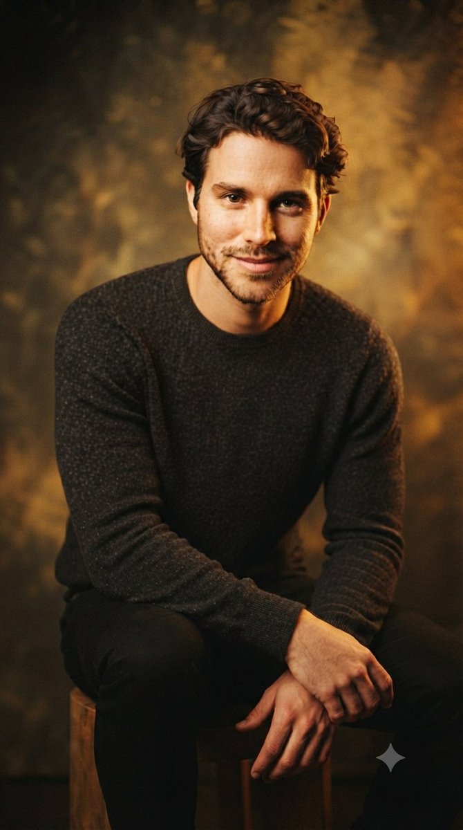 Handsome Studio Style Male Portrait 4