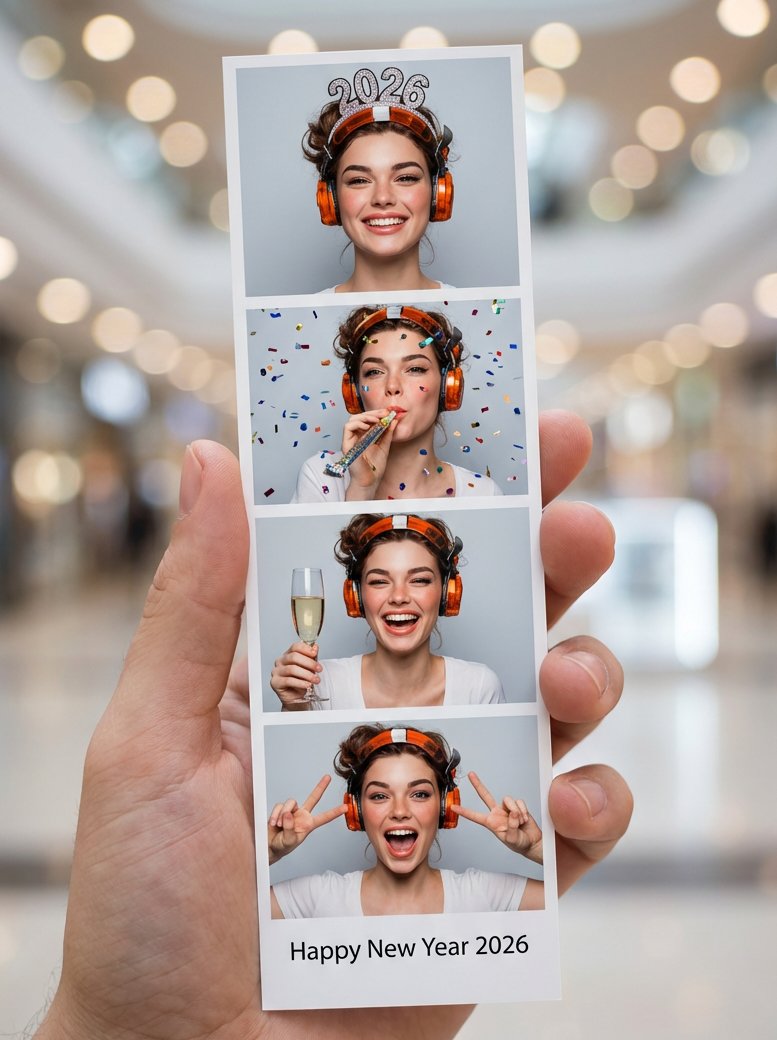 Photo-Booth Print Strip with Identity Lock 1