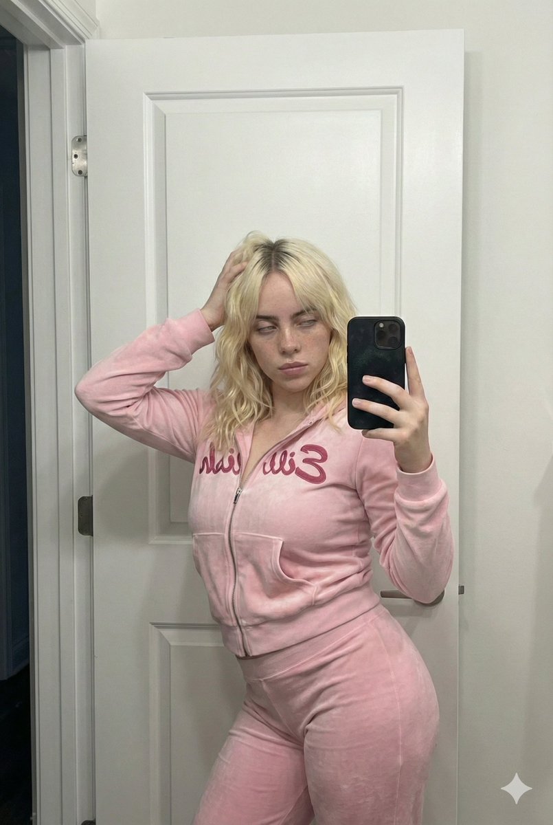 Y2K Velour Tracksuit Mirror Selfie 2