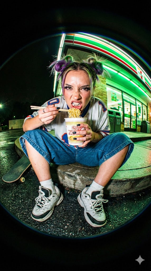 Extreme Fisheye Streetwear Portrait 1