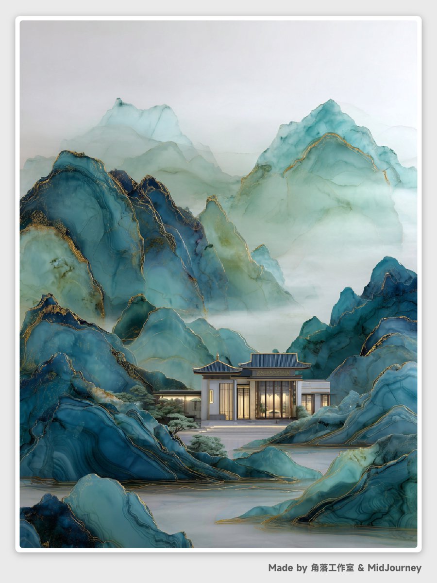 Abstract Chinese Landscape Miniatures Prompt 3