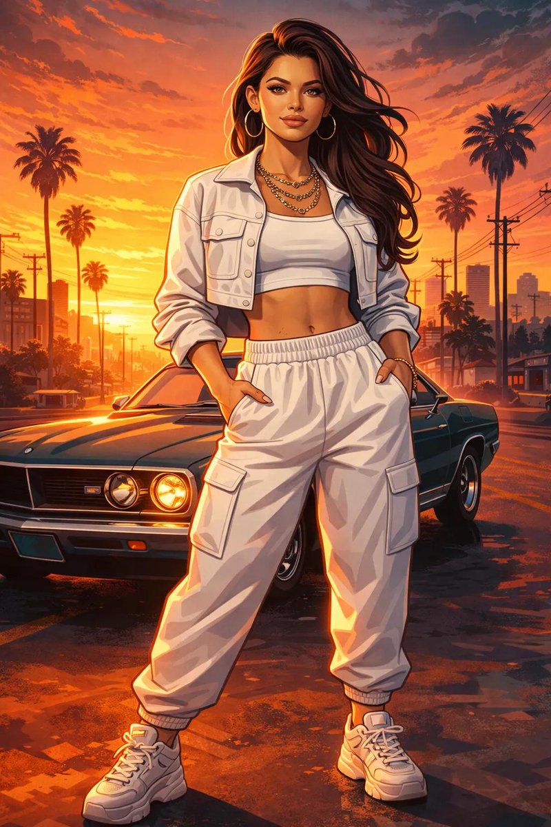 GTA Loading Screen Style Urban Chic Illustration 1