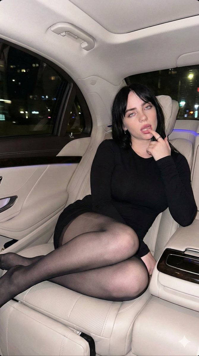 Direct Flash Portrait of Woman in Luxury Car Prompt 2