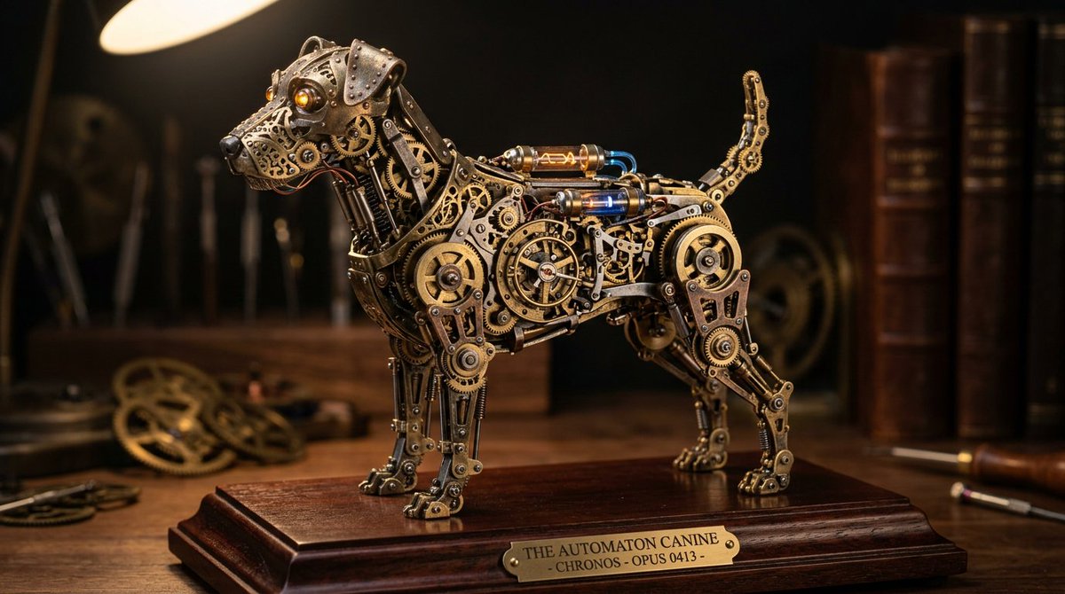 Steampunk Miniature Clockwork Machine 3