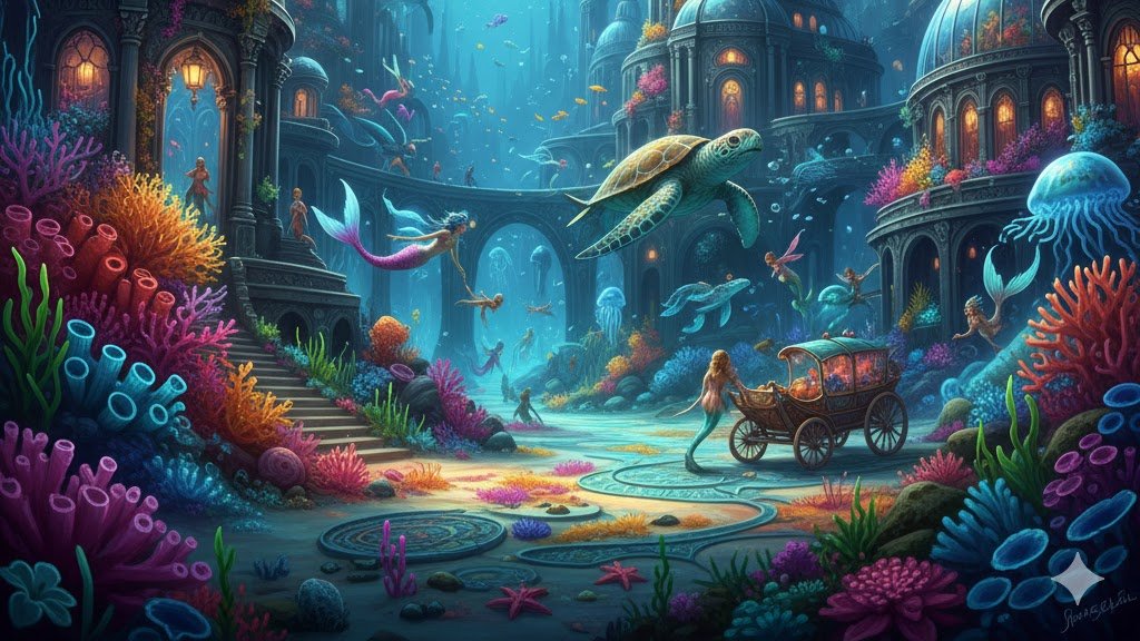 Futuristic and Underwater Scene Concepts 3