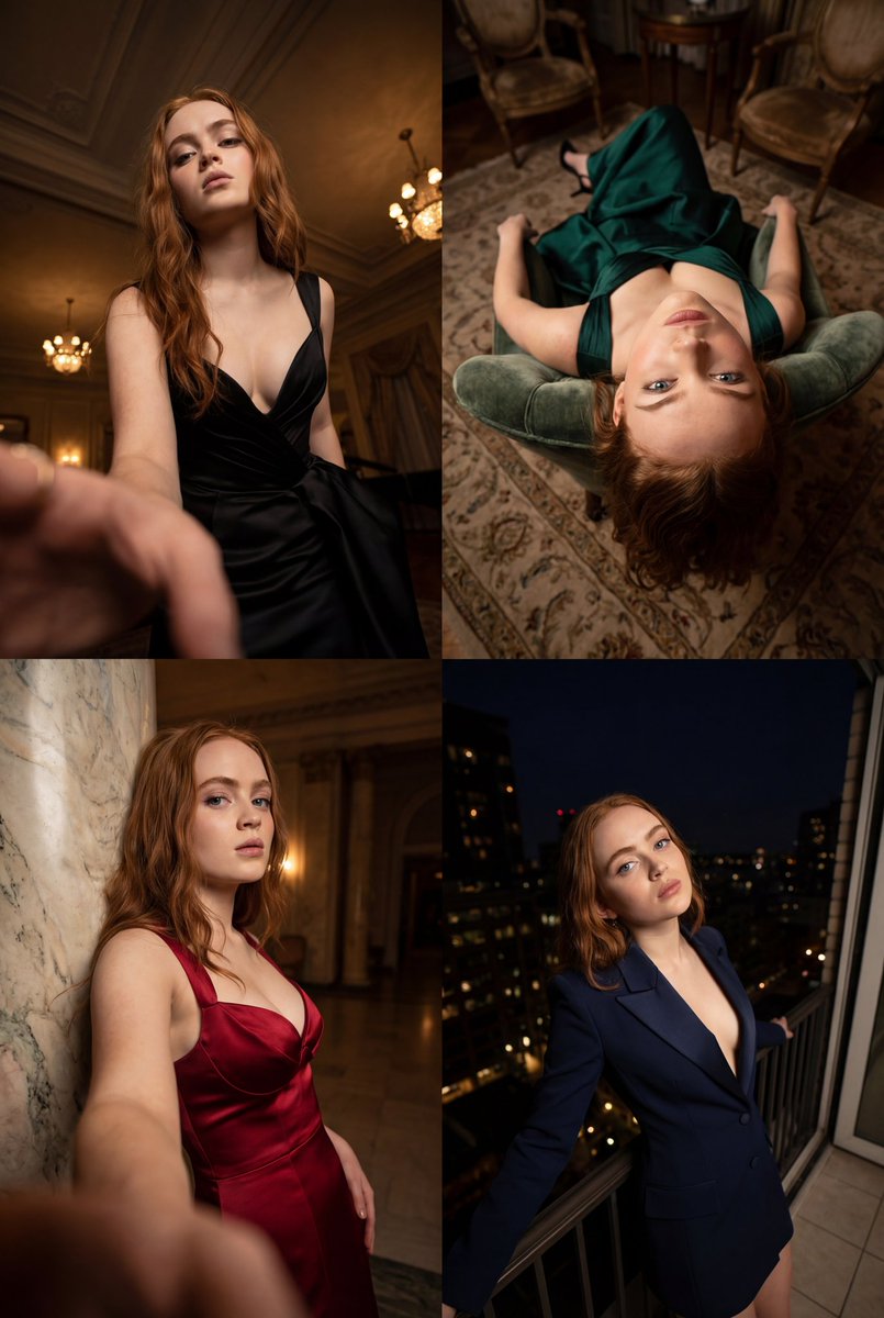 Dynamic Wide-Angle High Fashion Editorial Set 1