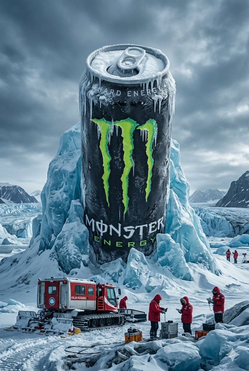 Monumental Monster Energy Can in the Arctic 2