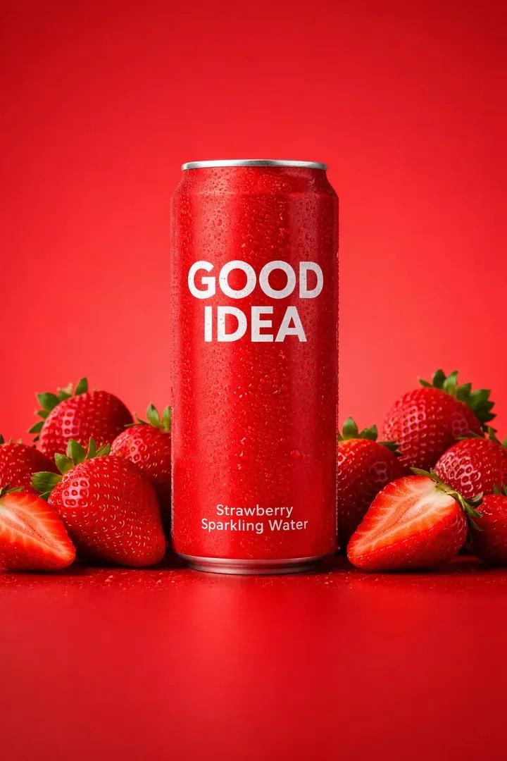 Premium Studio Product Photo of Sparkling Water Can 1