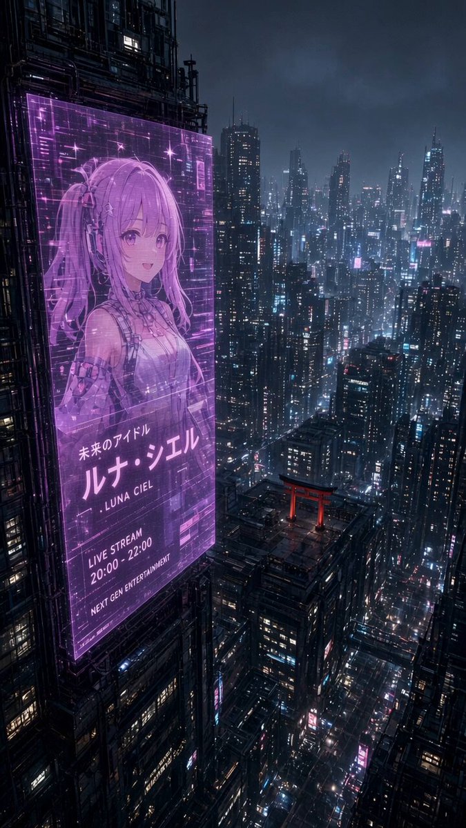 Cyberpunk Drone Cityscape