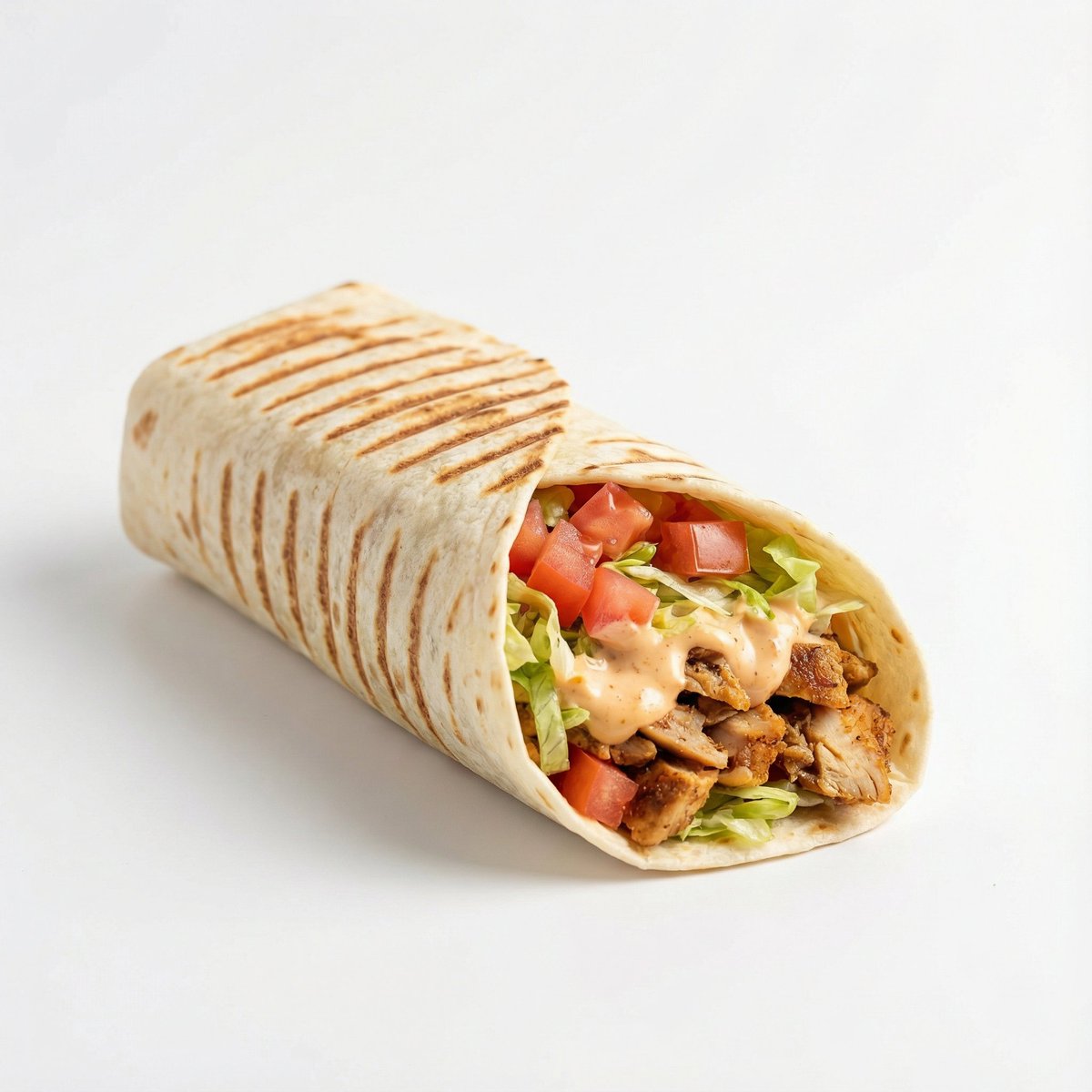 Shawarma Product Photography and Exploded Infographic 2