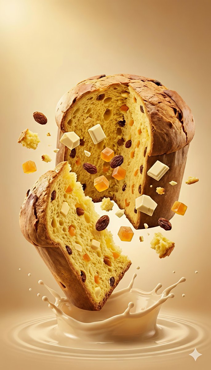 Dynamic Panettone Food Photography Prompt 1