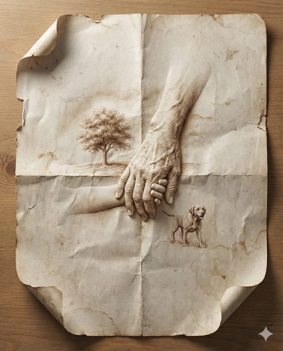 Aged Paper Illusion Promotional Design 1