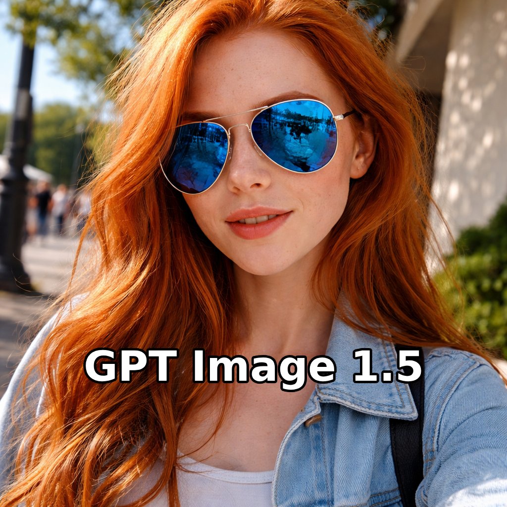 Candid Phone Photo of Ginger Girl Prompt 1