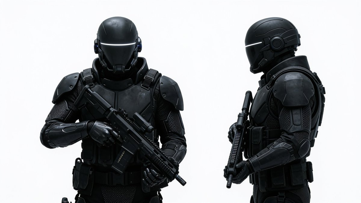 Sci-Fi Tactical Soldier Character Sheet