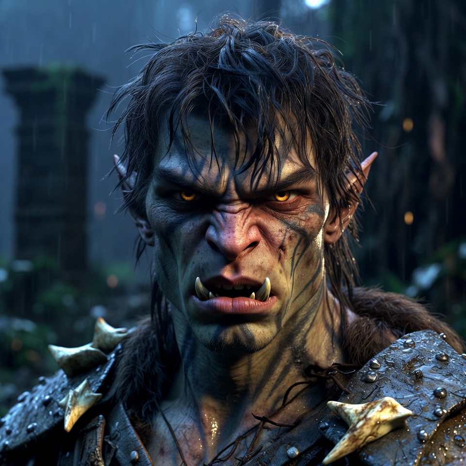 Hyper-Real Orc Realism Test Prompt 4
