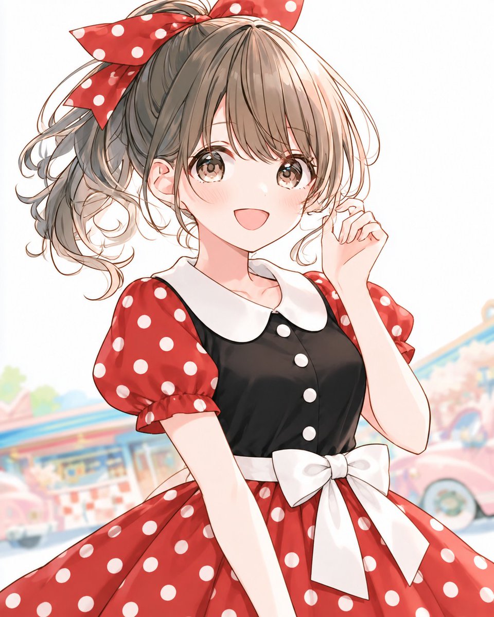 产品营销 - GPT Image 2 提示词：复古波点服装更换 2