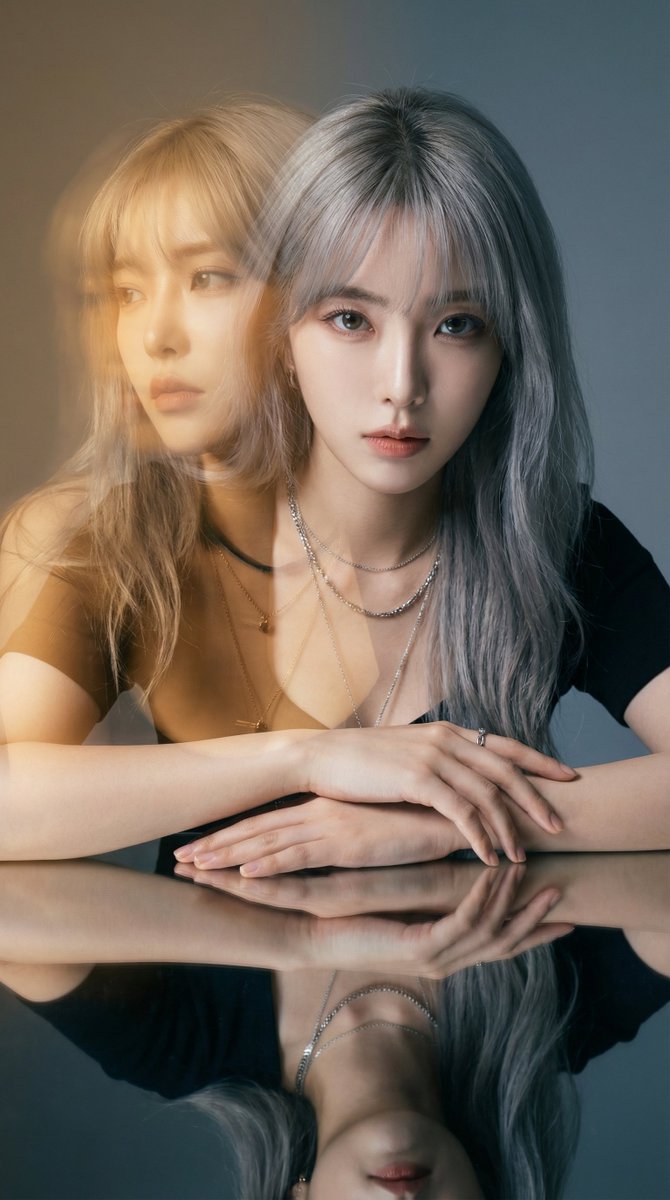 High-Fashion Double Exposure Portrait with Reflection 2