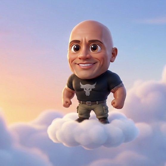 3D Caricature of Celebrity Riding a Cloud 4