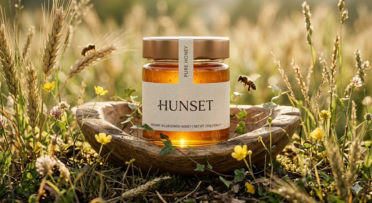 Ultra-Realistic Cinematic Honey Product Shot 1