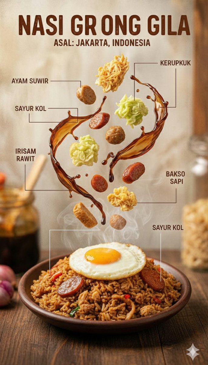Ultra-Realistic Indonesian Culinary Infographic 4