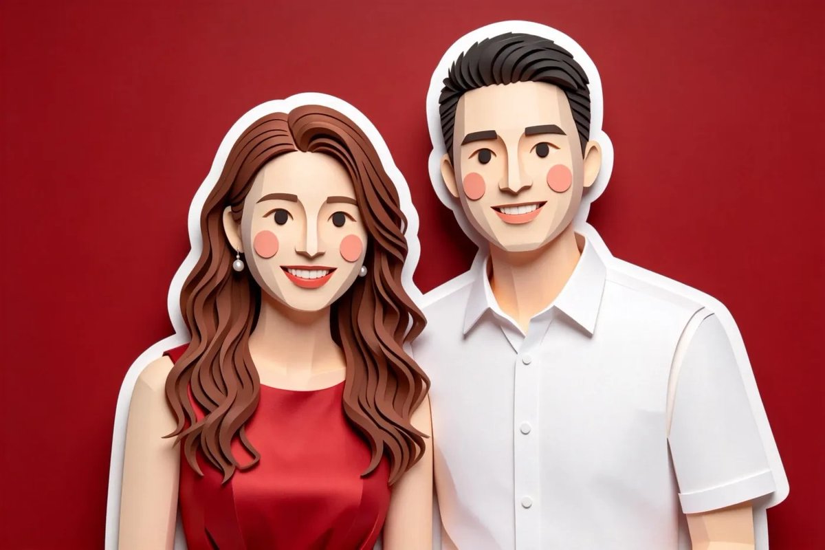 3D Paper-Cut Illustration Style 4