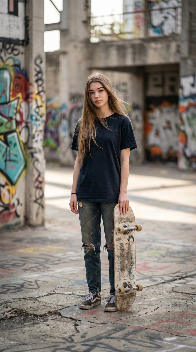 Ultra-realistic Urban Skateboarding Action Scene 2